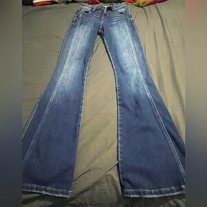 Kancan Signature jeans, size 26, high rise flare